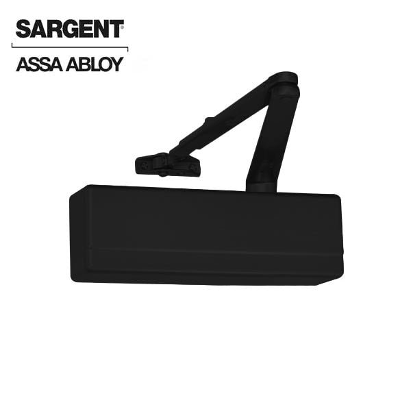 Sargent 281 Series Surface Mechanical Closer Standard Arm Black Suede Powder Coat SRG-281-O-BSP - main